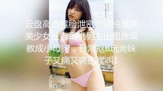 云盘高质露脸泄密！清纯漂亮美少女被老司机男友出租房调教成小母狗，日常抠B玩肏妹子又痛又爽的嗲叫1