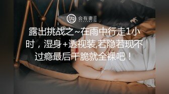 露出挑战之~在雨中行走1小时，湿身+透视装,若隐若现不过瘾最后干脆就全裸吧！