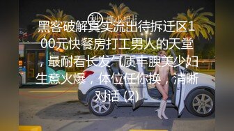 黑客破解真实流出待拆迁区100元快餐房打工男人的天堂，最耐看长发气质丰腴美少妇生意火爆，体位任你换，清晰对话 (2)