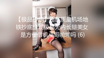 【极品抄底】超高质量机场地铁抄底惊现极品无内长腿美女 是方便借机小哥啪啪吗 (6)