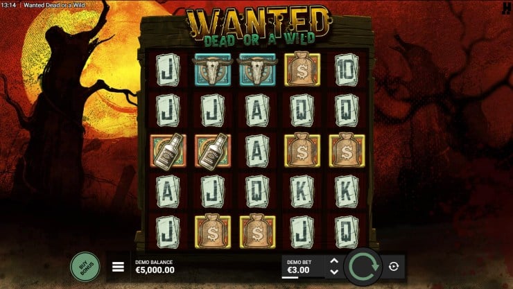 Wanted Dead or a Wild slot game